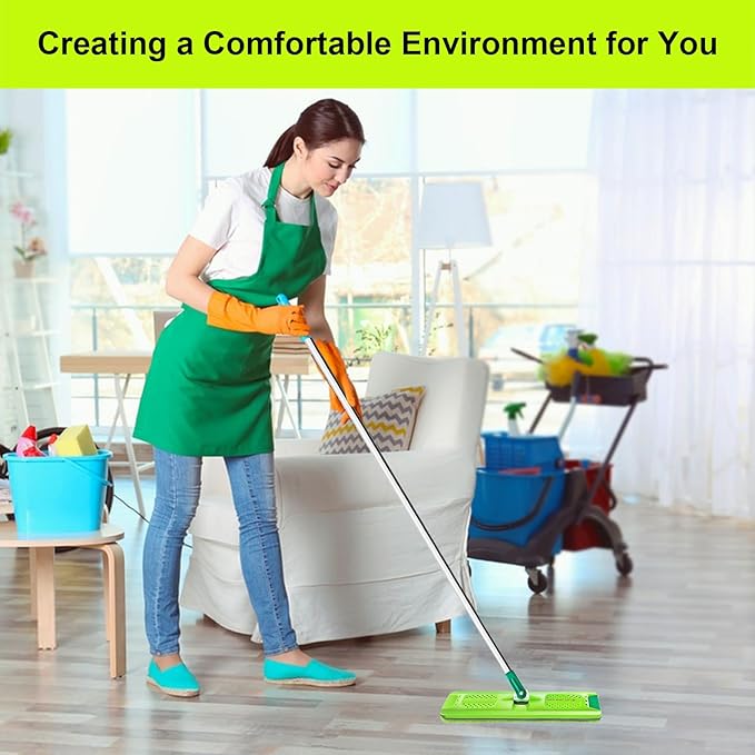 Replacement Microfiber Mop Pads for Libman Rinse 'n Wring Mop and Bucket System, Washable Reusable Wet & Dry Cleaning Refill Head for Multi-Surface Floor-6 Pack