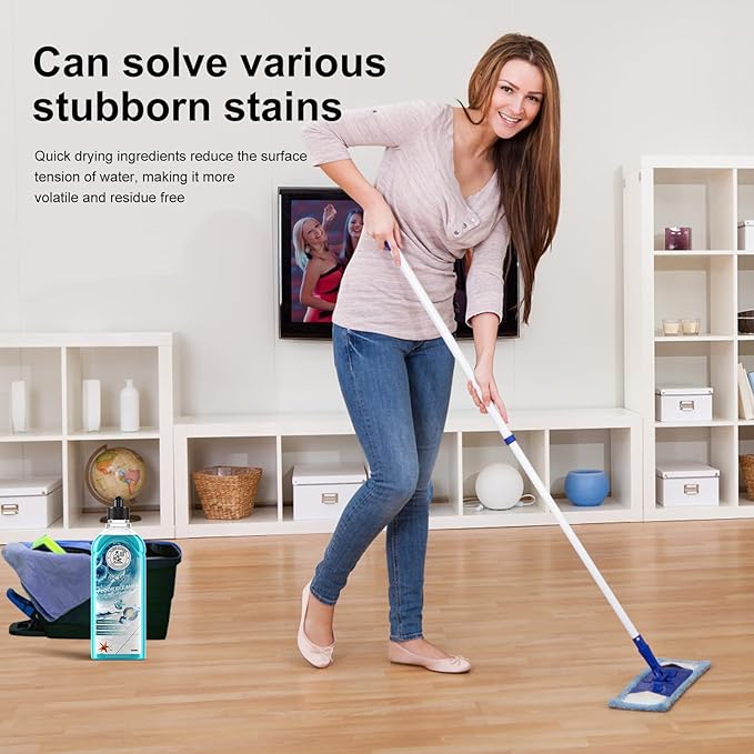 Floor Cleaner & All-Purpose Cleaner Plant-Based and Biodegradable Formula Kitchen, Floor, Bathroom and Surface Cleaning Product for Home, Ocean Scent, 33.8 Fluid Ounces (Ocean)
