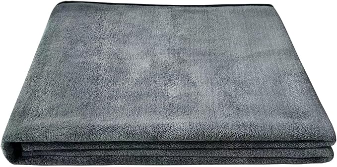 Microfiber Cleaning Cloth, Reusable and Lint-Free Cleaning Cloths for Car Wash, Detailing, Pet Drying, and Home Cleaning Supplies, Pack of 10 (1-Pack 23.6" x63)