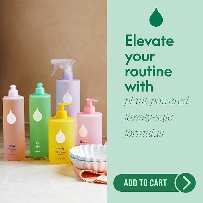Safely Everyday Laundry Detergent Liquid Soap,Rise 1 Pack–Plant Powered,Natural & Highly Concentrated-Fight Stains & Wash Away Dirt, Impurities While Preserving Colors, Gentle On Skin, 64 fl oz
