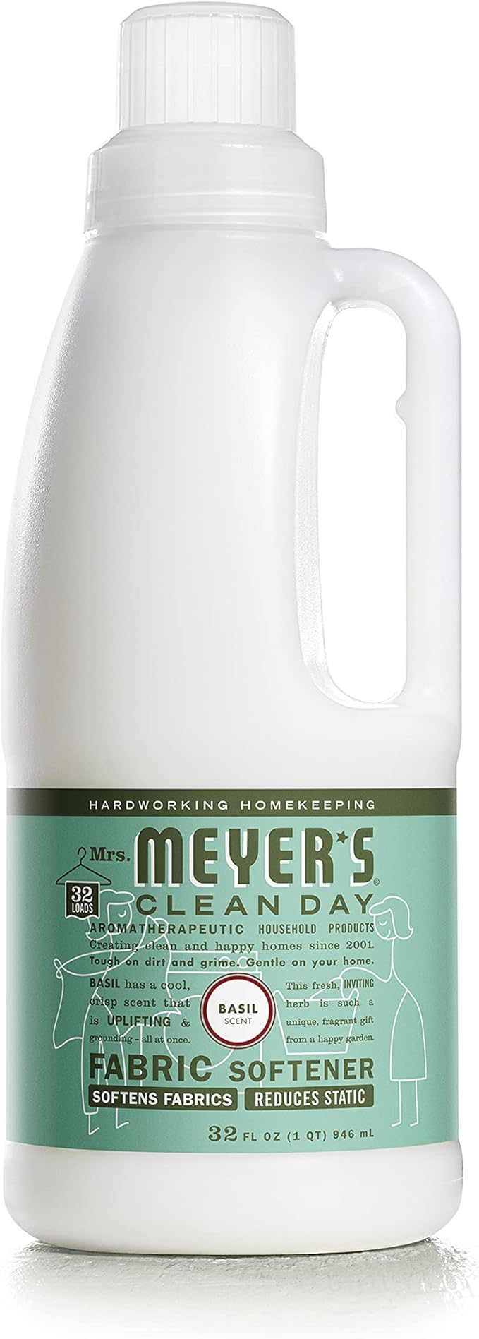 Mrs. Meyer's Clean Day Fabric Softener - Basil - 32 oz