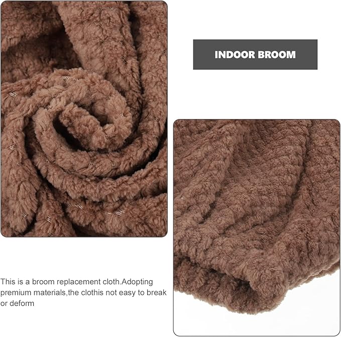 UPKOCH 2 Pack Lazy Broom Covers for Floor Cleaning - Reusable Mopping Cloth Replacement for Wet & Dry Cleaning, Ideal for Home and Office Use, Random Colors, Perfect for Dusting and Pet Hair Removal