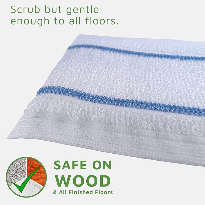 Flammi Semi-Disposable Microfiber Mop Pads Compatible with Shark S1000 S1000A S3250 S3251 S3101 SK410 SK435CO SK460 SK140 SK141, 16 Pack