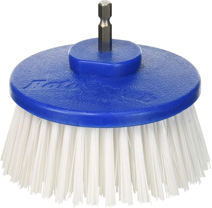 Multi-Purpose Drill Brush Attachment, Showers, Tubs, Carpet, Tile, Grout, Medium Bristle for Ultimate Cleaning Power