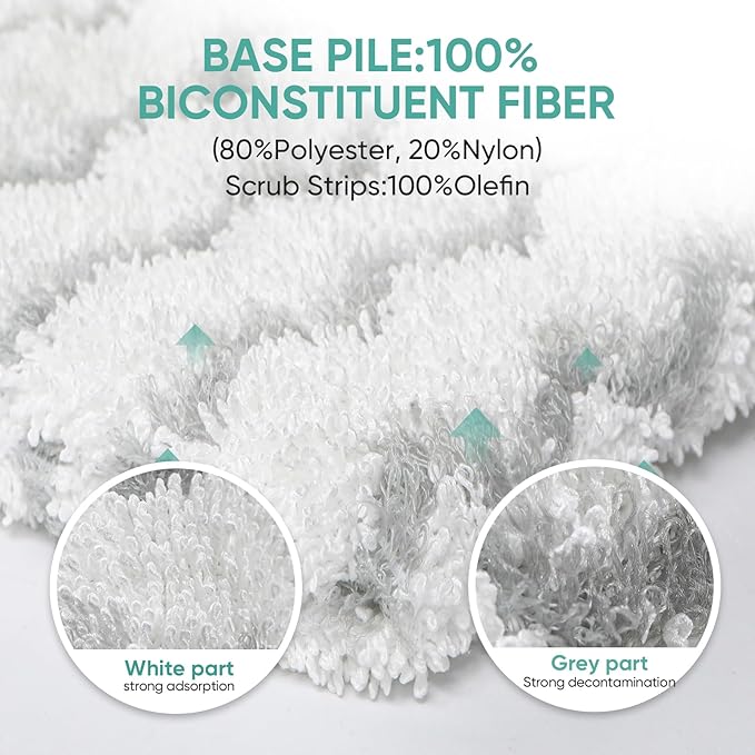 6 Pack S1000 S2001 Steam Mop Replacement Pads for Shark S1000 S1000A S1000C S1000WM S10001C S1200 & S2001 SteamSpot Steam Mop