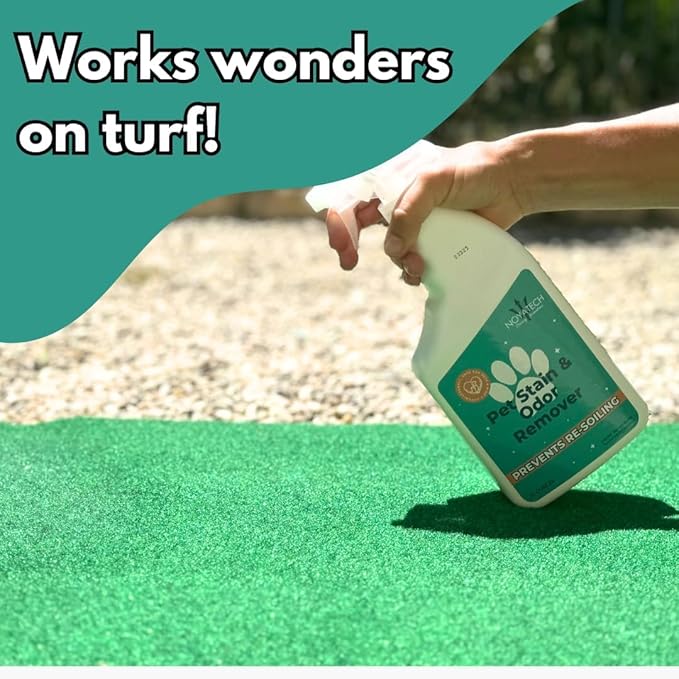 Pet Stain & Odor Remover – Fast-Acting Enzyme Cleaner for Dog & Cat Urine | Safe for Carpet, Couch, Turf, Tile & More | Non-Toxic, Kid & Pet Safe Spray 1 Gallon