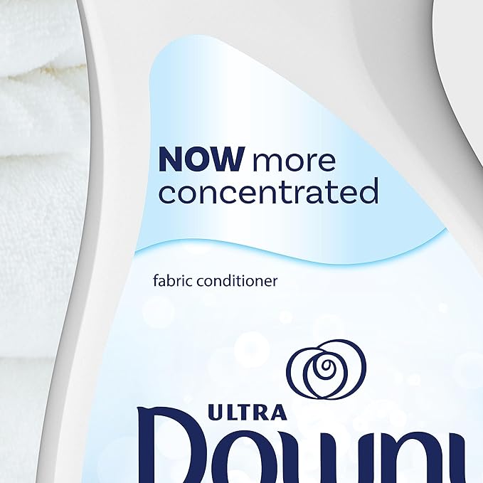 Downy Ultra Free & Gentle Laundry Liquid Fabric Softener (Fabric Conditioner), 44 oz, 60 Loads, Hypoallergenic (Pack of 2)