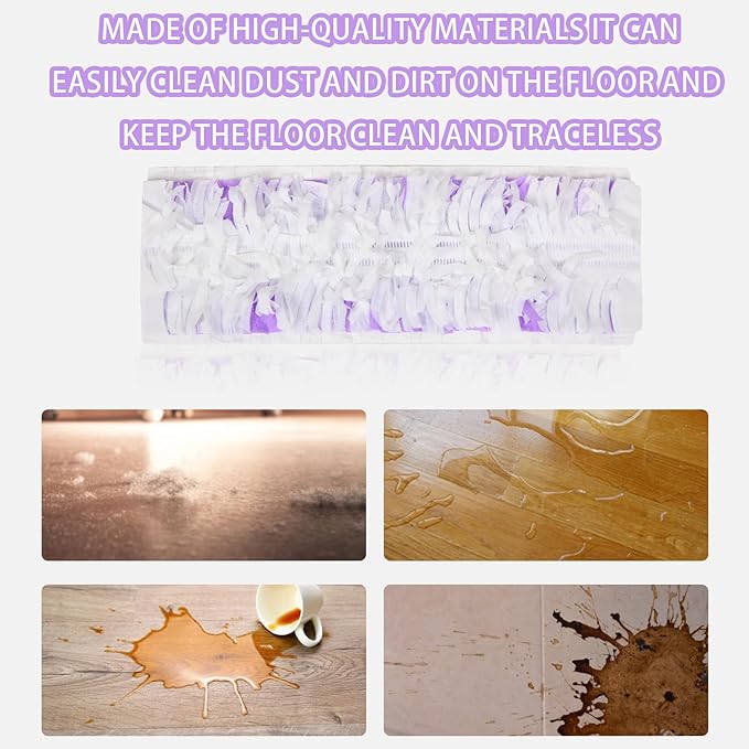 15 Count Disposable Power mop Refills for Swiffer PowerMop Multi-Surface Mop and PowerMop Wood Mop, Spray Clean Pads Replacement
