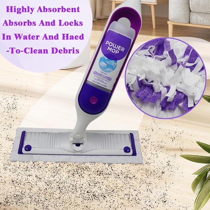 Disposable Mop Pads for Swiffer PowerMop Multi-Surface Mopping Pad Refills | Safe on All Finished Floors | Compatible with Swiffer PowerMop (30 Count)