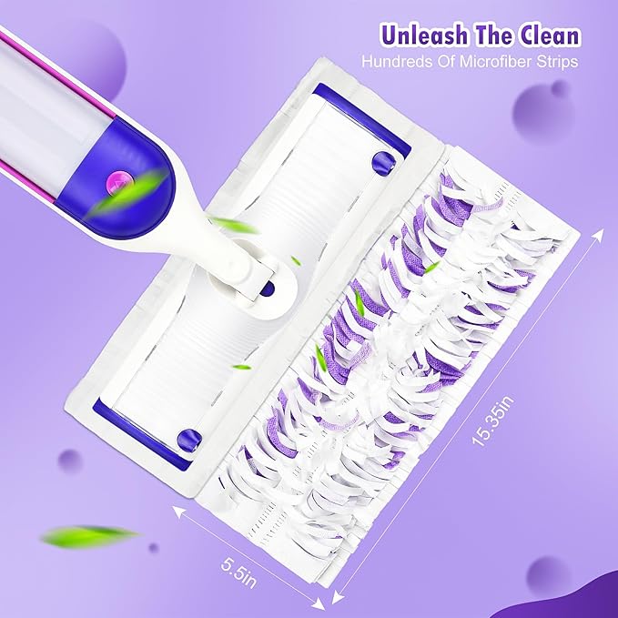 18 Count Disposable mop Pads Refills for Swiffer PowerMop Multi-Surface Mop and PowerMop Wood Mop, Replacement Pads Use for Floor Cleaning……