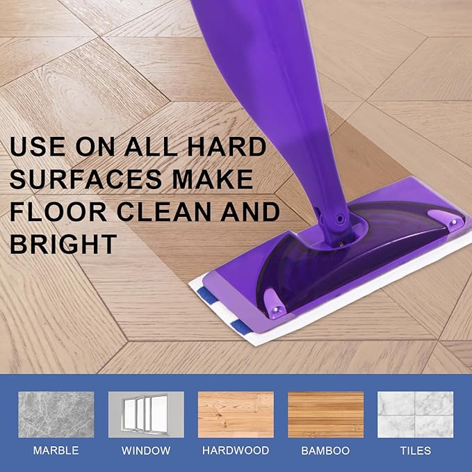 30 Count Microfiber Mop Refills Compatible with Swiffer Wetjet,11 Inch Heavy-Duty Semi-Disposable Mop Pads for Wet Dry Cleaning (for Daily use)
