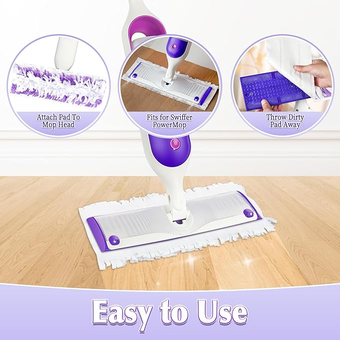 20 Pack Disposable Mopping Replacement for Swiffer Mop Pads for Swiffer PowerMop,Compatible with Swiffer Power Mop Refills Multi-Surface for Floor Cleaning