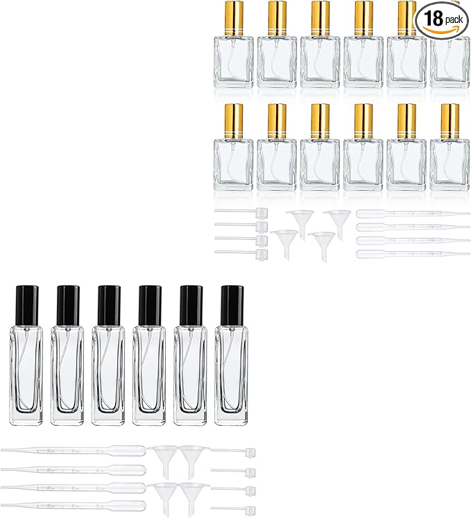YU FENG Refillable Empty Perfume Spray Bottle Bundle