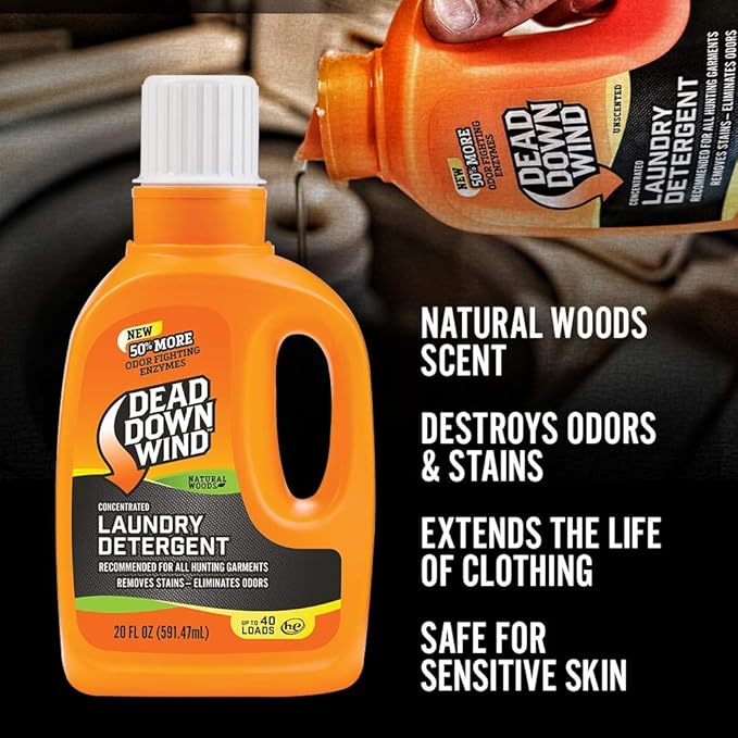Dead Down Wind Natural Woods Laundry Detergent, 20 oz