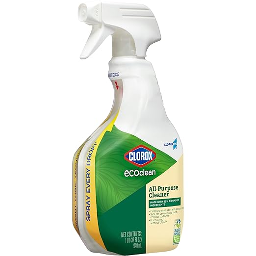 CloroxPro Clorox EcoClean All-Purpose Cleaner Spray Bottle, 32 Fluid Ounces, Pack of 9