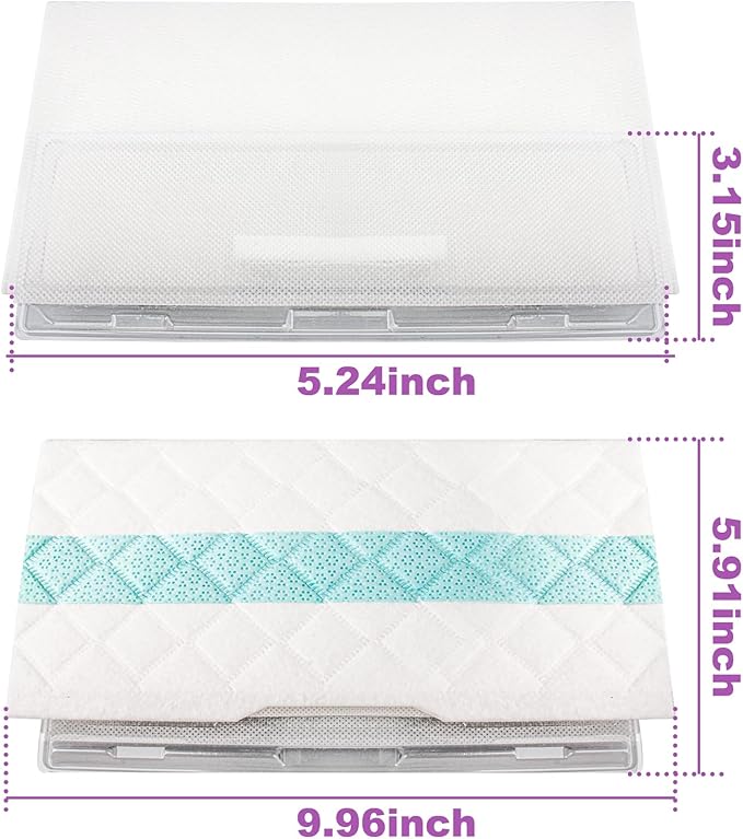 20 Pcs for Shark Vacmop Replacement Pads VM252 VM250 VM200 VM190 - Replacement for Shark Vac Mop Pads Refills Part VMP30 (20)