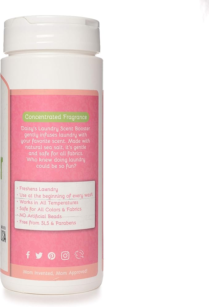 B&N All Natural Brooke & Nora at Home Laundry Scent Booster Made with Natural Sea Salt, Spring Blossom, 18 Ounce