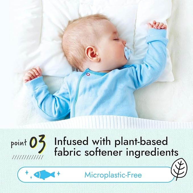 Natural Fabric Conditioner for Sensitive Skin, Plant-Based Laundry Softener for Baby & Pet, Reduces Fabric Wrinkles, Long-Lasting Scent & Odor Control from Japan, Luxury Relax, 20.3 Fl Oz. 3EA
