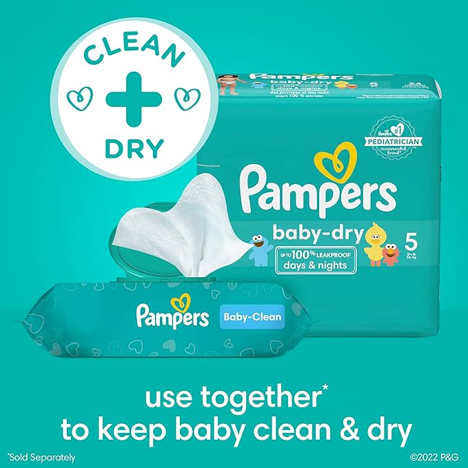 Pampers Baby Wipes Baby Fresh Scented 9X Pop-Top Packs 720 Count