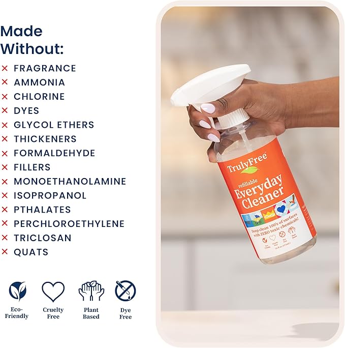Everyday Cleaner - Multipurpose Cleaner Spray, Kitchen Counter Cleaner, Natural Cleaning Products, Multi-Surface Household Solution - Pack of 3