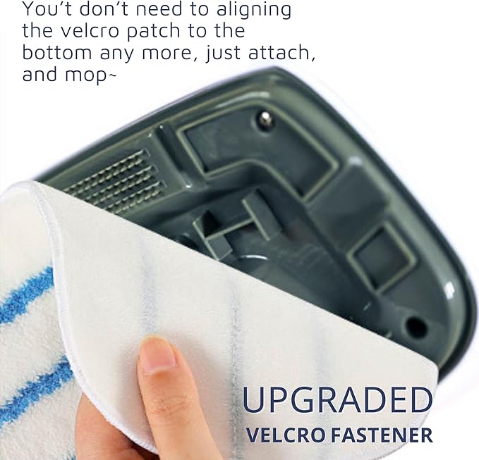 8 Pack Steam Mop Pads for PurSteam ThermaPro 10-in-1 Steam Mop Washable Reusable Pads by Flammi