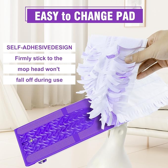 20 Pack Power Mop Refills Pad for Swiffer Power Mop Multi-Surface &Wood Mopping Pad Refills, Disposable Spray Wet Mopping Pad Replacement for Floor Cleaning