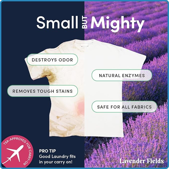 Eco-Friendly Lavender Scented Detergent Sheets (60 Loads) - Hypoallergenic, Zero-Waste Laundry Solution - No Plastic Jugs, Biodegradable & Vegan, Gentle on Skin - Based in the USA