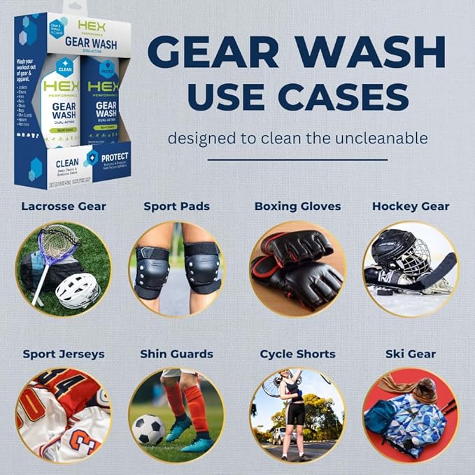 HEX Performance Sport Scent Dual Action Gear Wash, 16oz