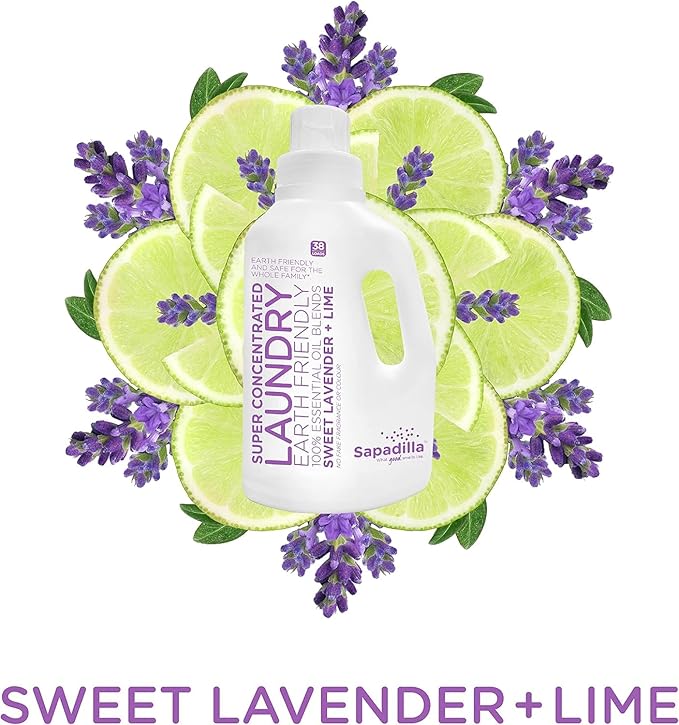 Sapadilla Sweet Lavender + Lime Laundry, Pack of 2