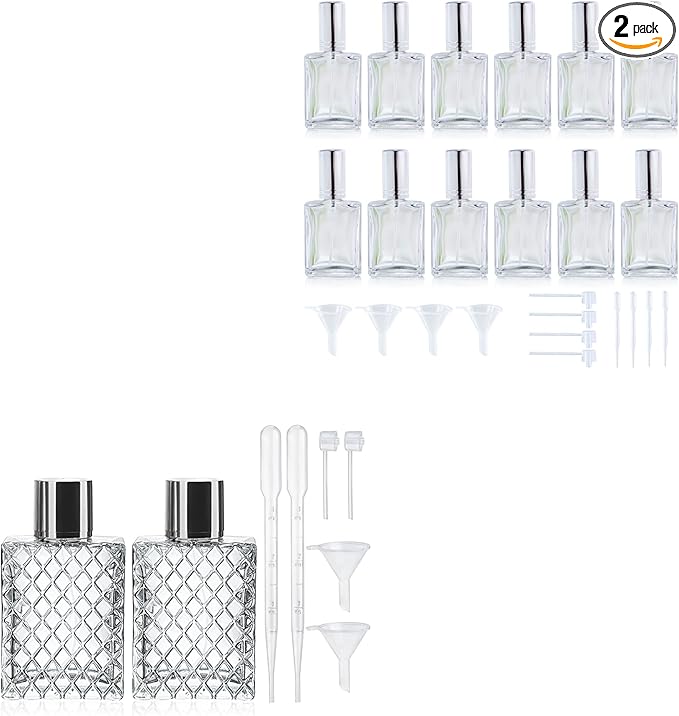 YU FENG Refillable Empty Perfume Spray Bottle Bundle