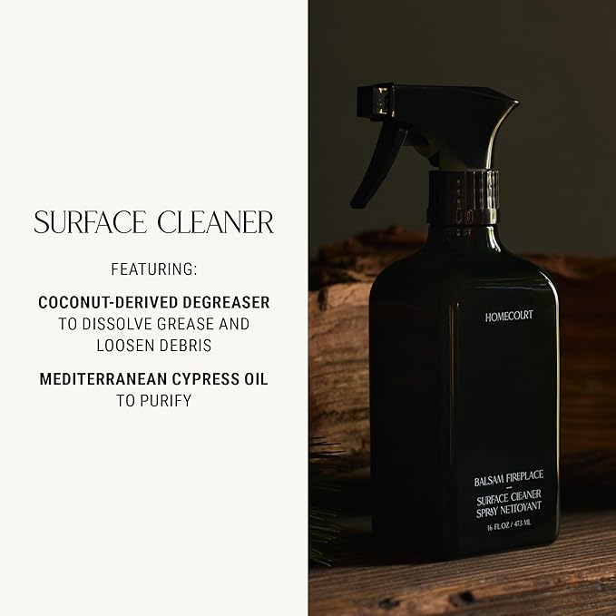Homecourt All-Purpose Surface Cleaner Spray, Lifts Away Dirt, Smudges & Grease, For Bathroom, Kitchen & more, Clean Formula, Cipres Mint, 16 fl oz