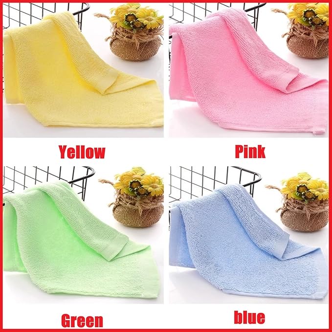 Bamboo Microfiber Cleaning Cloth-8Pcs Kitchen Wash Cloths,Wood Fiber Window Glass Rags,Micro Fiber Cloth for Cleaning Suitable for Dishes,Car Towel Rag Made From Baby Washcloths Material (yellow)