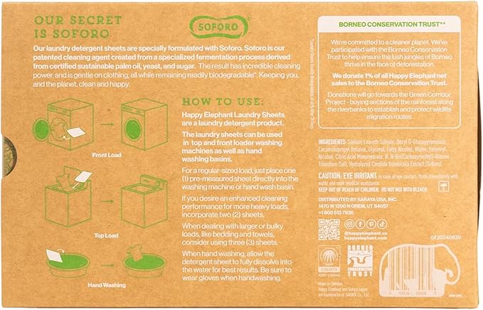 EcoFriendly Laundry Bundle - Laundry Detergent Sheets, Liquid Fabric Softener, High Efficiency, Ultra Concentrated, Clean, Soft Clothes