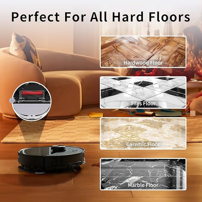 12Pack Microfiber Mop Cloths Compatible with Roborock S8 MaxV Ultra, S8 Max Ultra Robot Vacuum,6 Pack Mop Pad Replacement Accessories with Dual Sonic Vibrations Modules