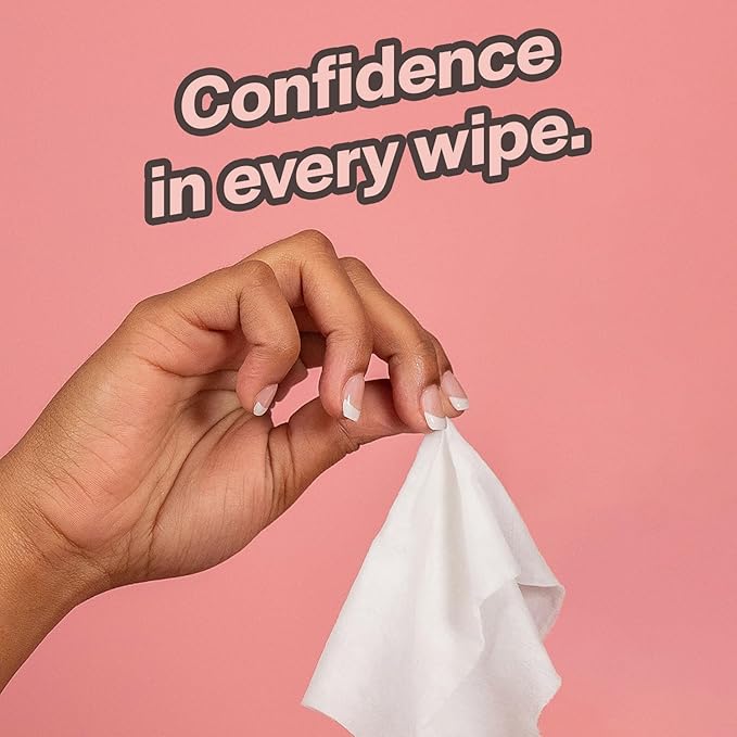Wipe That Tush On-The-Go Flushable Wet Wipes - 4 Pack, 120 Wipes - Individually Wrapped Extra-Large Wipes with Aloe - Hypoallergenic & Unscented - Septic and Sewer Safe