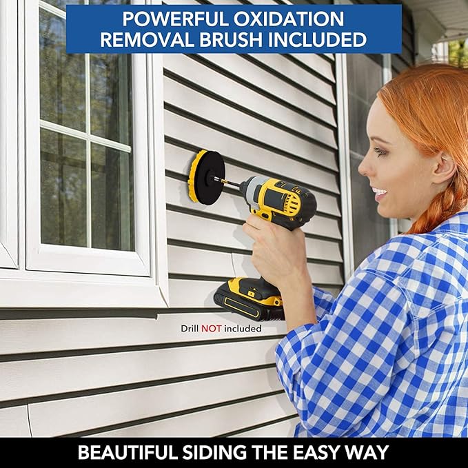 Renu Cleaner Concentrate Whole House Kit - Heavy Duty Cleaner, Removes Stains, Oxidation & More. Ideal For Vinyl Siding, Decks, Patio, Fences, Pavers & Outdoor Fabrics. Cleans an Incredible 3000 SF.