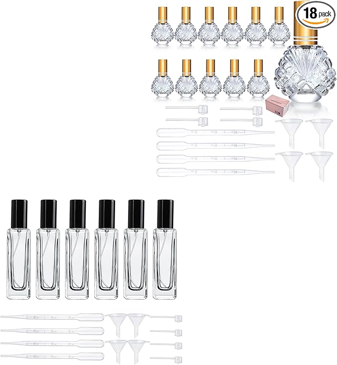 YU FENG Refillable Empty Perfume Spray Bottle Bundle