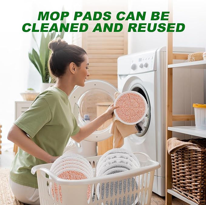 S8201 S7001 Steam Mop Pads: 10 Pack Steam Mop Pads for Shark S8201 S8001 S7001 S7000AMZ S7201 S7001TGT Series Steam Mop, Microfiber and Scrubbing Spin Mop Pads for Steam & Scrub Hard Floor Steam Mop