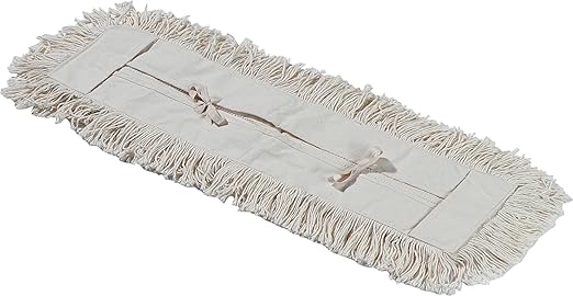 SPARTA Flo-Pac Dust Mop Tie Back for Cleaning, 36 X 5 Inches, Tan, (Pack of 12)