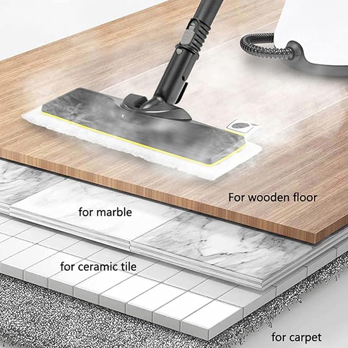 Steam Mop Replacement Pads Compatible for Karcher SC Steam Cleaner Microfiber Mop Cloth Steam Pocket Mop Pads Set for SC Floor Nozzle SC2 SC3 SC4 SC5(6 Mop Cloth)