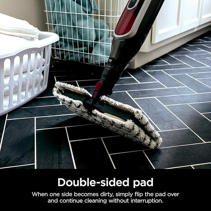 Shark | Steam Mop for Home | Lightweight | Powerful Steam Cleaning with Steam Blaster Technology | Includes 2 Mop Pads | Ideal for Hardwood Floors, Tile, Laminate | Burgundy/Gray | S5003D