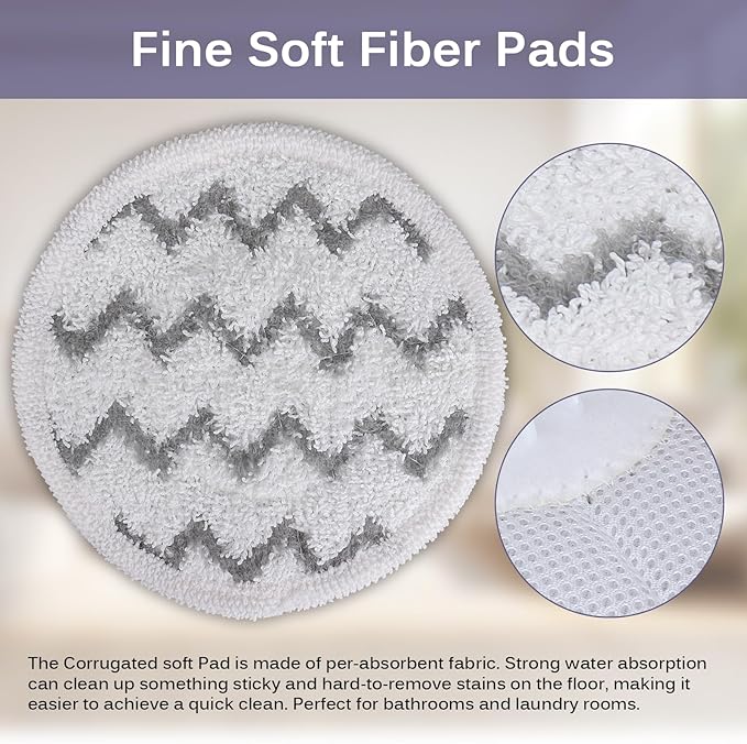 S7001 Pads for Shark steam Scrub: Pads for Shark S7001 s7000 s7000amz s7001tgt s7201 s7020 s7000c s8201 s8001 Series Steam Mop,Steam&Scrub Sanitize,All-in-One,Floor Steamer,Spin Mop Replacement Pad