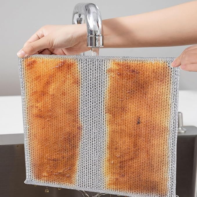 Bamboo Microfiber Cleaning Cloth-8Pcs Kitchen Wash Cloths,Wood Fiber Window Glass Rags,Micro Fiber Cloth for Cleaning Suitable for Dishes,Car Towel Rag Made From Baby Washcloths Material (silver)