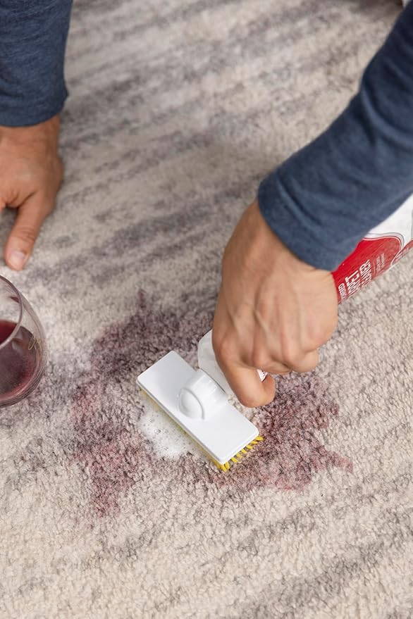 Carbona Carpet Cleaner with Brush | Oxy-Powered Foam for Spot Stain Removal | 13.5 Fl Oz
