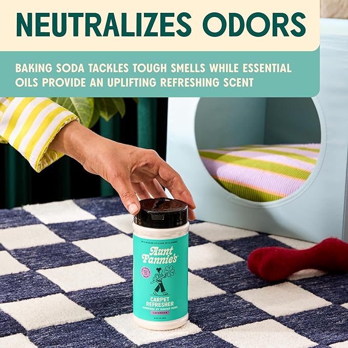 Aunt Fannie's Carpet Bundle: Includes One 16 oz Carpet Refresher Shaker and Three Refills, Lavender Scent, Pack of 4