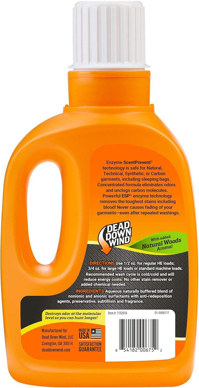 Dead Down Wind Natural Woods Laundry Detergent, 20 oz