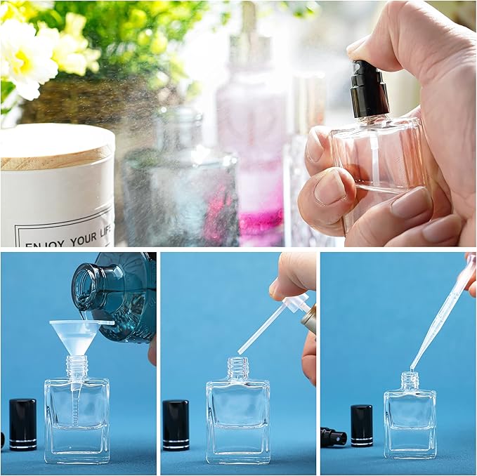 YU FENG Refillable Empty Perfume Spray Bottle Bundle