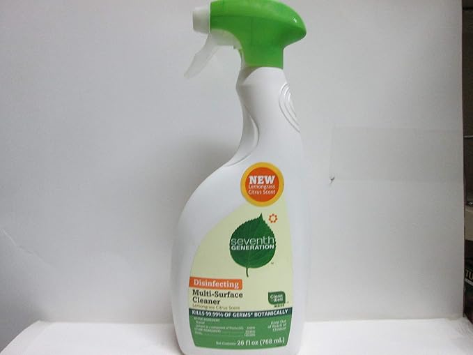 Seventh Generation Multi Surface Disinfectant Cleaner, 26 Ounce (case of 8)