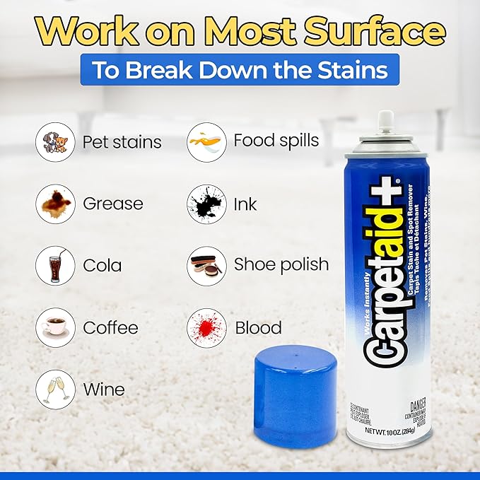 Carpet Stain Remover Spray, Carpet Cleaner, Cleans Pet Stains, Wine Stain & spot, Upholstery Cleaner for Tough Stain Oil & Dirt, Pack of 1