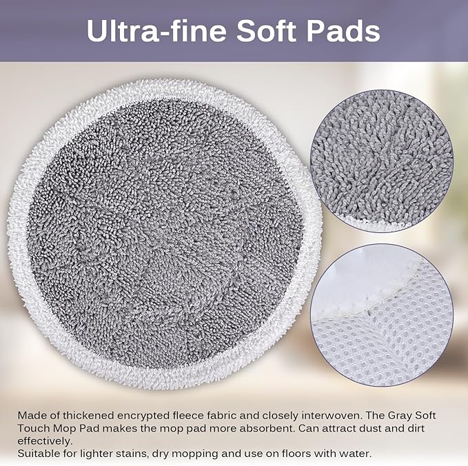 S7001 Pads for Shark steam Scrub: Pads for Shark S7001 s7000 s7000amz s7001tgt s7201 s7020 s7000c s8201 s8001 Series Steam Mop,Steam&Scrub Sanitize,All-in-One,Floor Steamer,Spin Mop Replacement Pad
